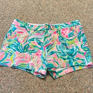 Lilly Pulitzer Colorful High Waist Shorts